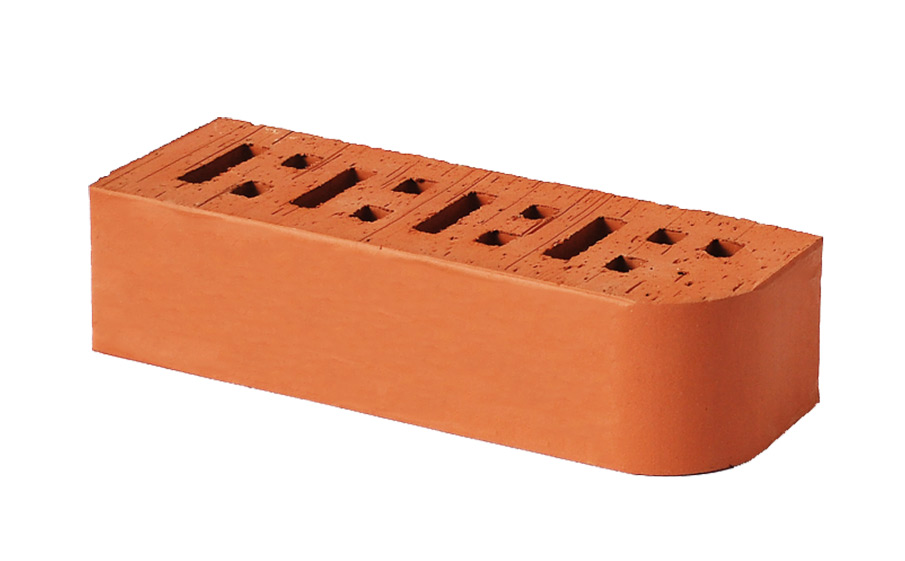 Кирпич радиусный пустотелый Lode Janka F15 гладкий, 250*85*65 мм