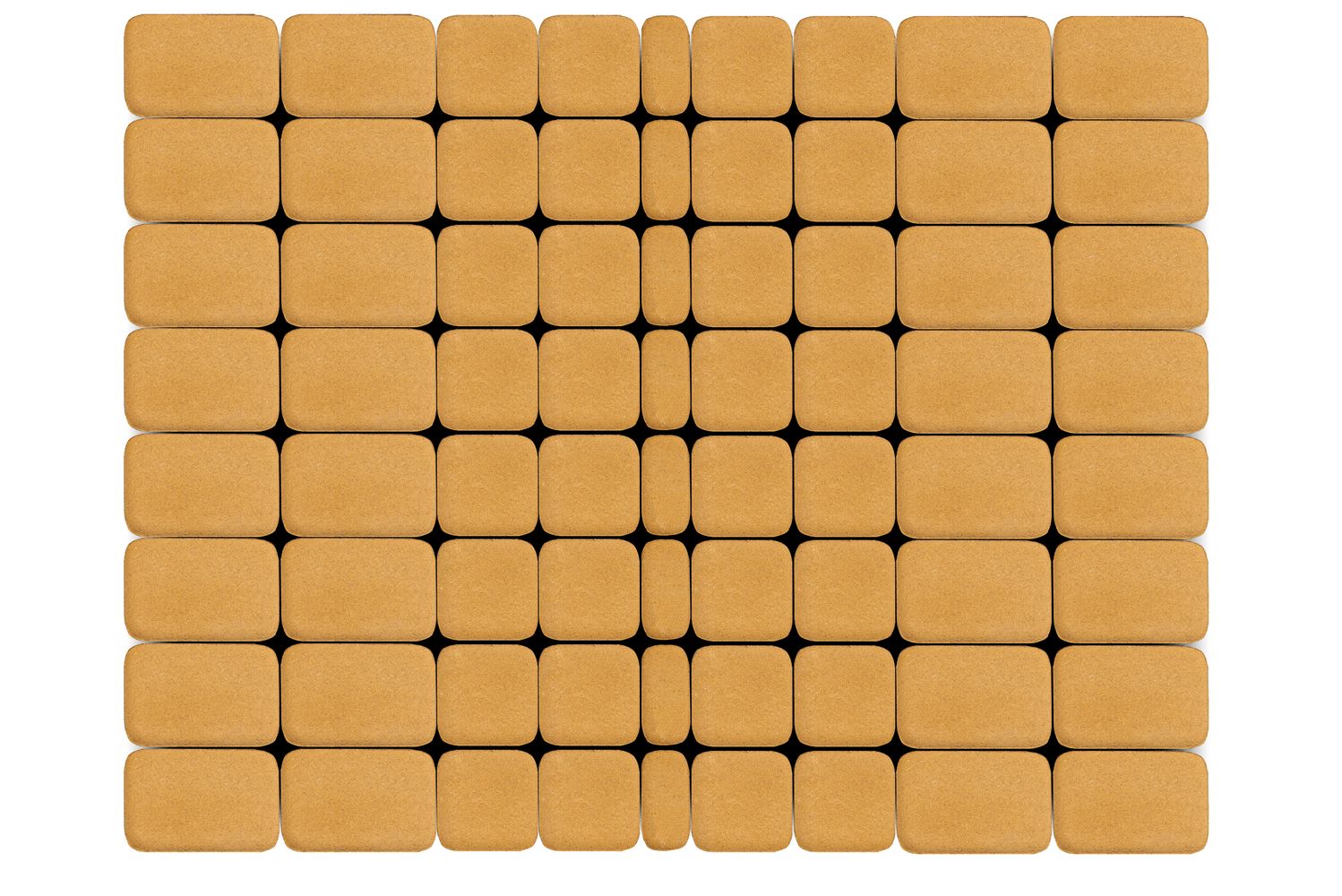 Тротуарная плитка BRAER II «Классико» МЕДОВЫЙ